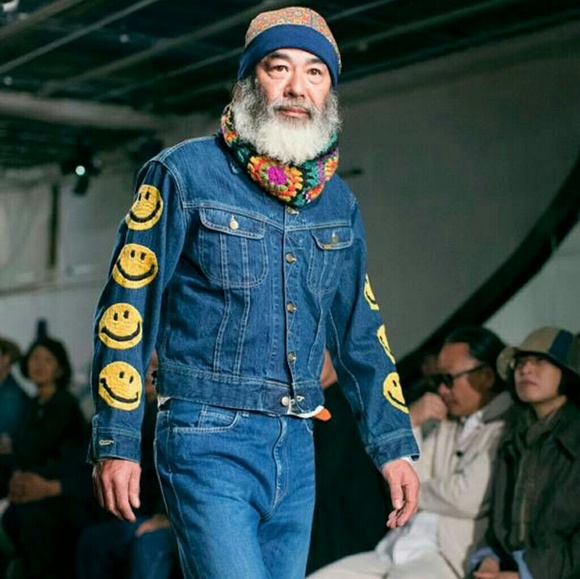 Kapital Kountry Smiley Trucker Jacket 